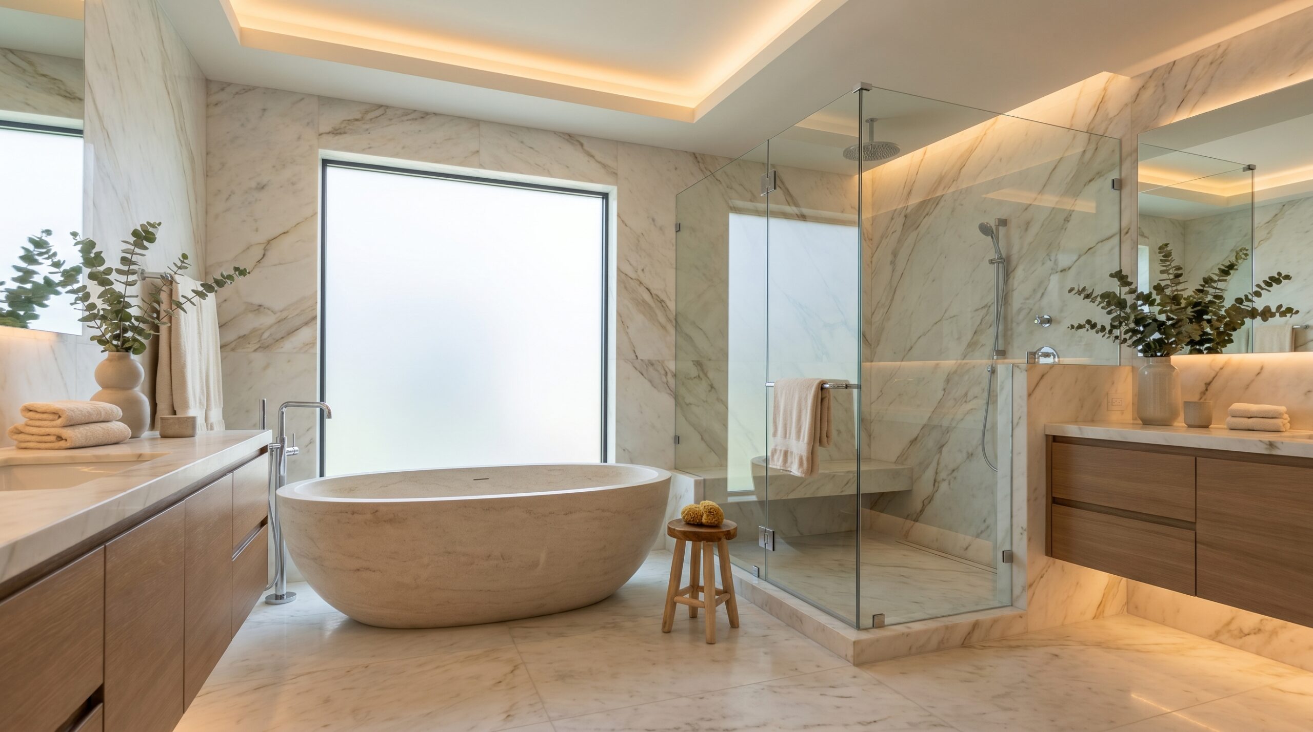 Luxury bathroom renovation